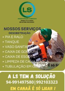 Desentupidora de esgoto comercial em Canaã dos Carajás