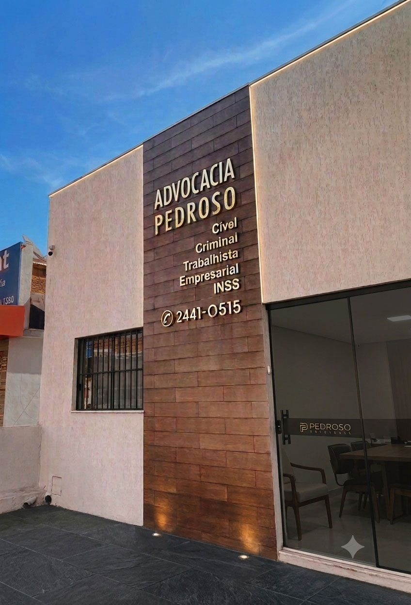 Fachada do Escritório Advocacia Pedroso
